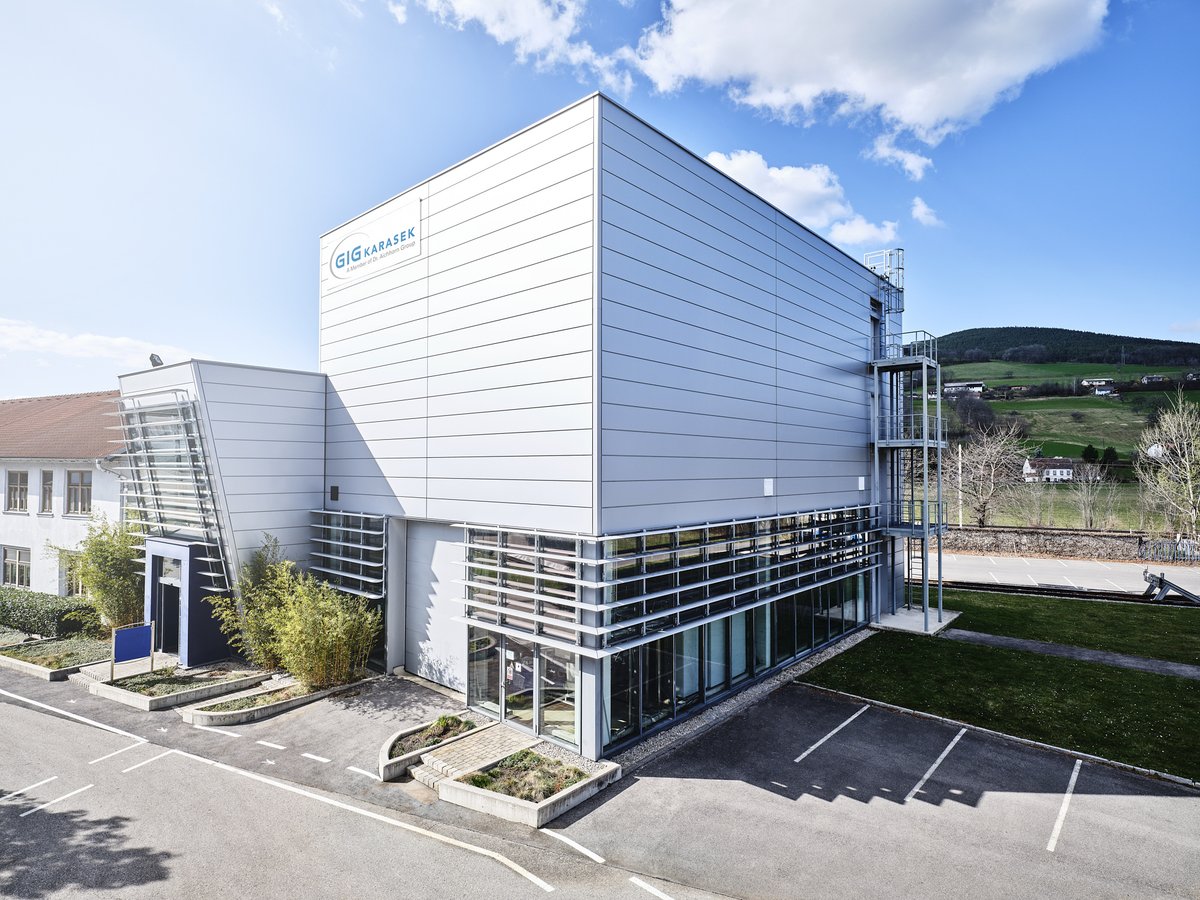 GIG Karasek Technical Center in Gloggnitz, Österreich